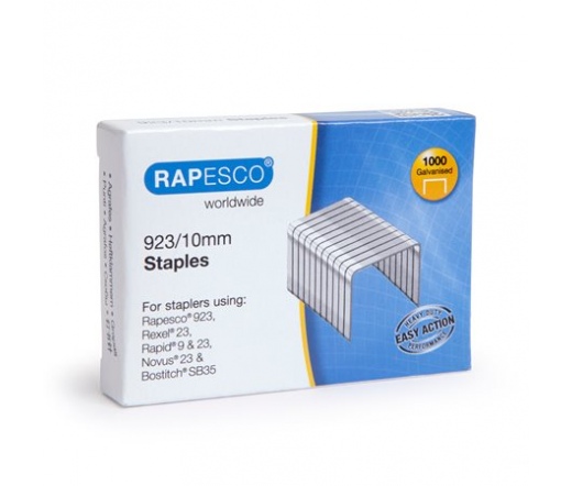 Rapesco Tűzőkapocs, 923/10, erős, (1000db)