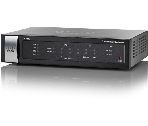 Cisco RV320 Dual Gigabit WAN VPN Router