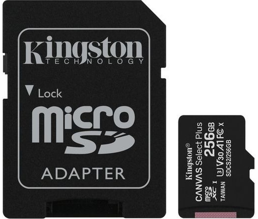 Kingston Canvas Select Plus microSDXC 256GB + ad.