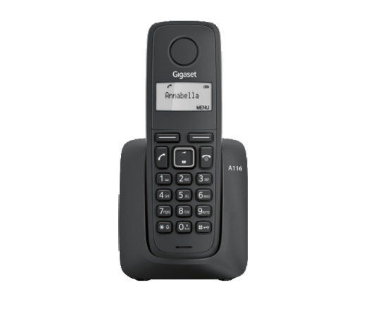 Gigaset Eco Dect Telefon A116 Black
