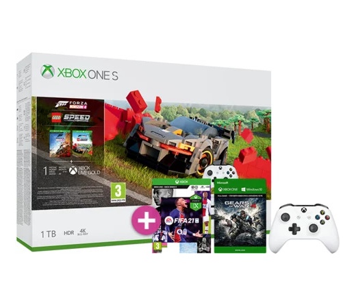 Xbox One s 1tb+Forza Horizon 4+Lego DLC+Gear 4