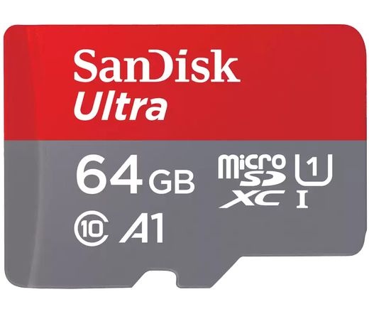 SanDisk Ultra microSD UHS-I A1 120MB/s 64GB