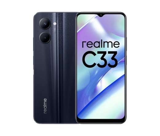 Realme C33 4GB 128GB Dual SIM fekete