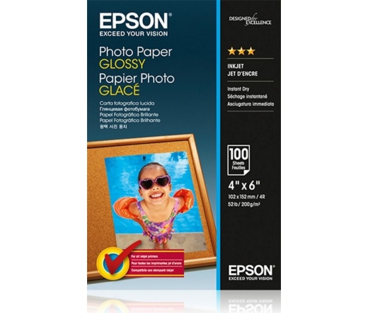 Epson Glossy 10x15cm 100 lap
