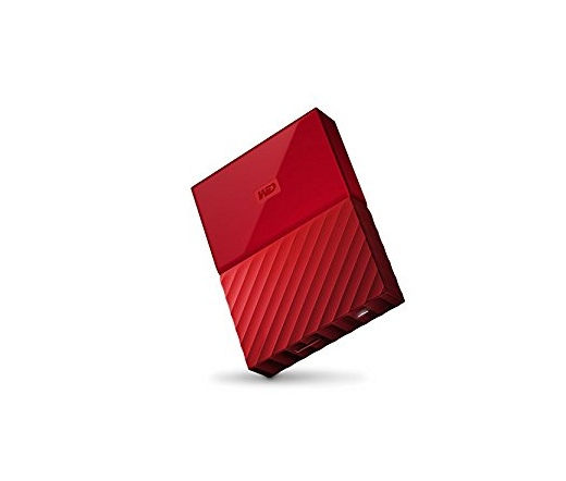 Wd My Passport 2TB USB3.0 piros