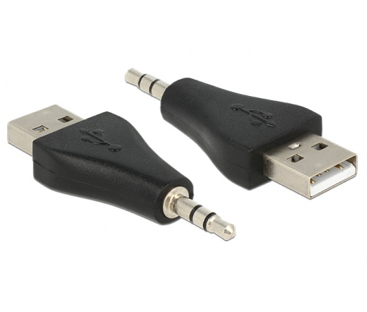 Delock USB > Sztereó jack 3,5 mm