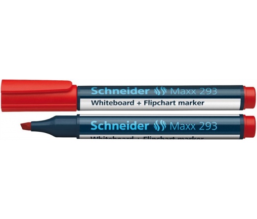 Schneider Tábla- és flipchart marker, piros