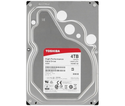 Toshiba X300 4TB 7200RPM 128MB 