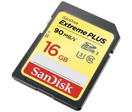 SanDisk Extreme Plus SDHC U3 90/60 16GB