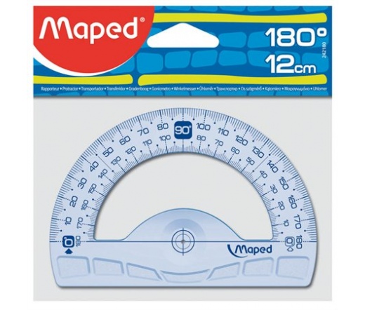 Maped "Graphic" Szögmérő, műanyag, 180°