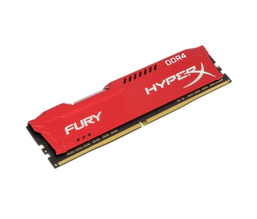 Kingston HyperX Fury DDR4 2400MHz 8GB Piros