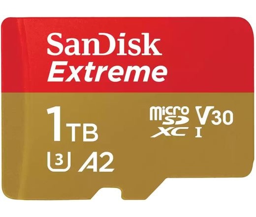 SanDisk Extreme microSDXC A2 V30 UHS-I 1TB