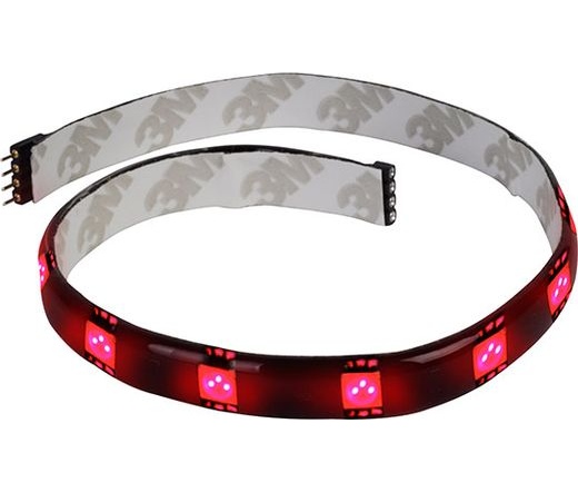 SilverStone SST-LS01 15 LED 30 cm piros