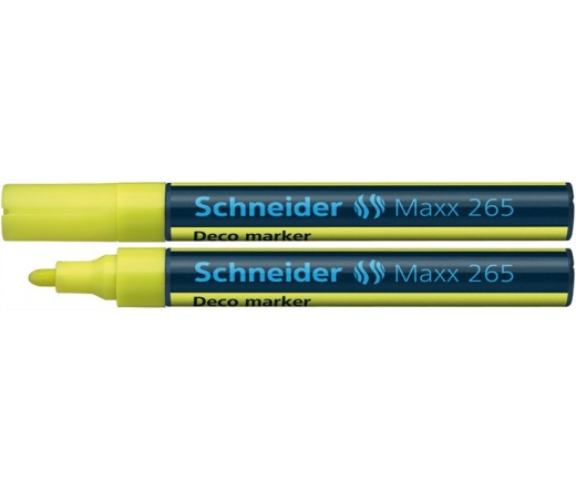 Schneider Krétamarker, 2-3 mm, "Maxx 265", sárga