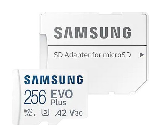 Samsung EVO Plus 2021 microSDXC 256GB + adapter