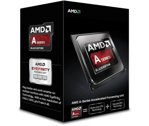 AMD A6-7470K dobozos, csendes hűtővel