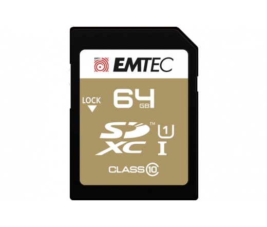 Emtec SDXC UHS-I U1 Elite Gold 64GB