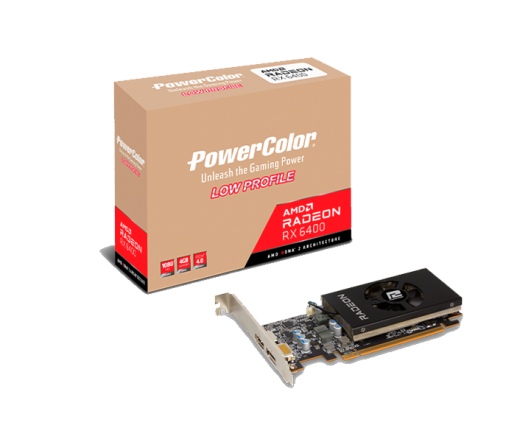 PowerColor Radeon RX 6400 LowProfile 4GB GDDR6