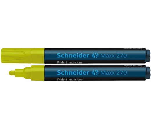 Schneider Lakkmarker, 1-3 mm, "Maxx 270", sárga