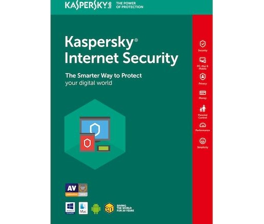 Kaspersky Internet Security HUN  3 felh. 1 év