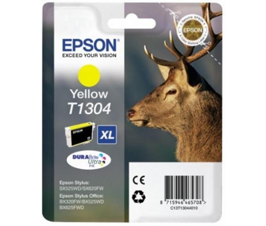 Epson Yellow T1304 DURABrite Ultra Ink