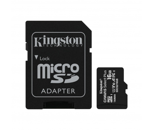Kingston micro SDHC 16GB Canvas Select Plus 