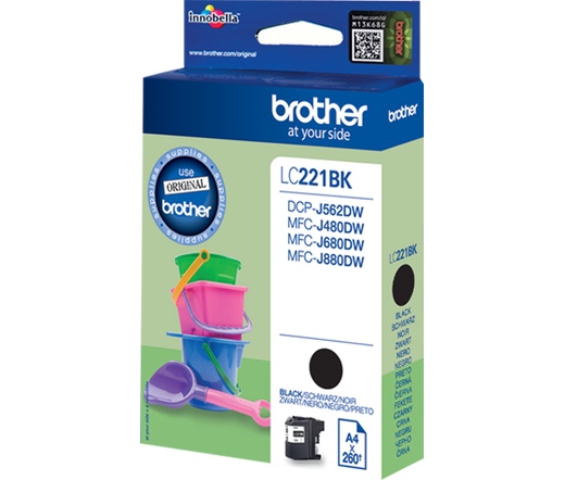 Brother LC-221BK fekete
