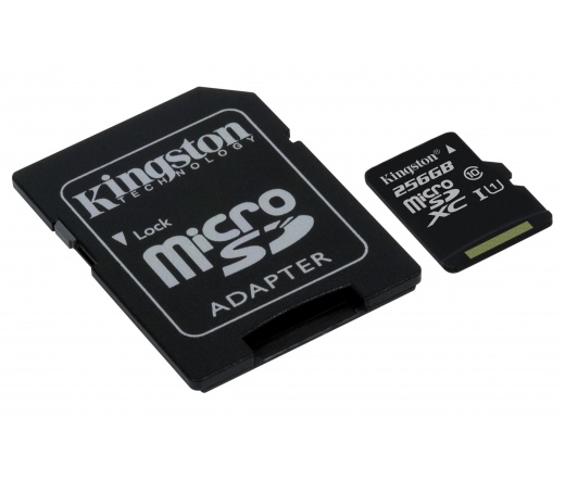 Kingston Canvas Micro SD 256GB UHS-I CL10