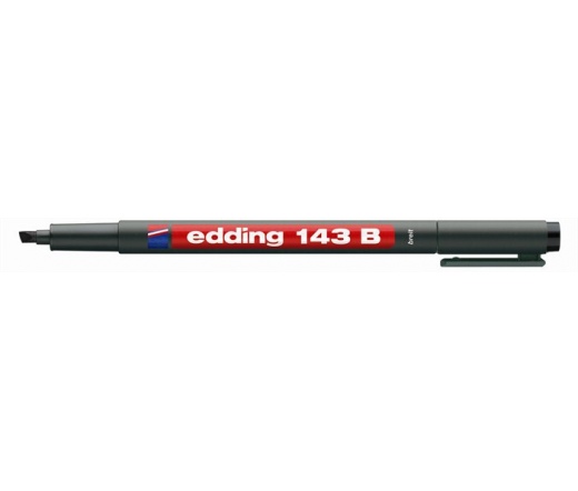 Edding marker, OHP,1 mm, "143 B",fekete
