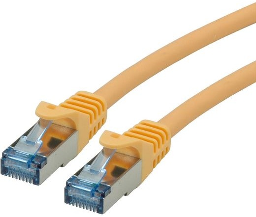 Roline S/FTP patch kábel Cat6A LSOH 20m sárga