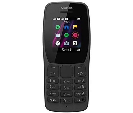 Nokia 110 DS fekete