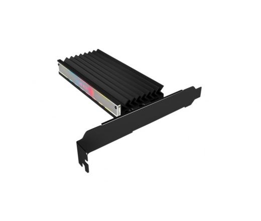 Icy Box ARGB M.2 NVMe SSD PCIe bővítőkártya