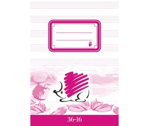 ICO "36-16" füzet, tűzött, A5, hangjegy, 32 lap