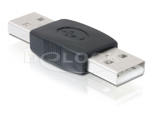 Delock Adapter Gender Changer USB-A m - USB-A m