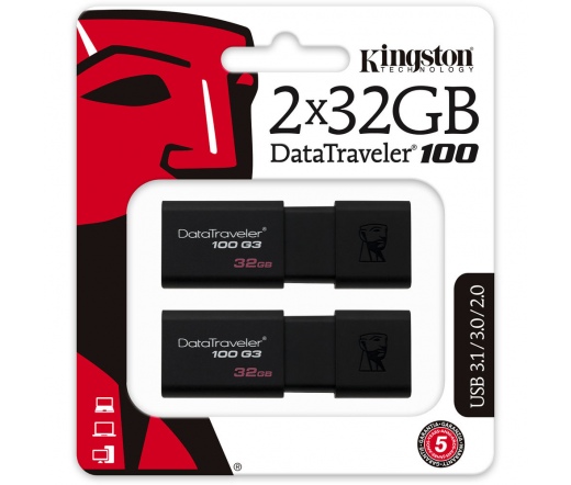 Kingston DT 100 G3 USB3.0 32GB (2 pack)