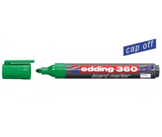 Edding Tábla- és flipchart marker, 1,5-3 mm, zöld