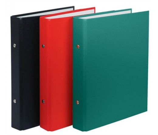 Gyűrűs könyv, 30 mm, A5, PP/karton, DONAU, zöld