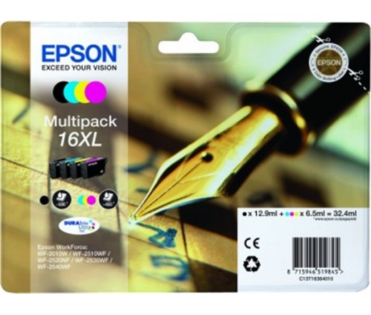 Epson T1636 XL Multipack (C,M,Y,B)