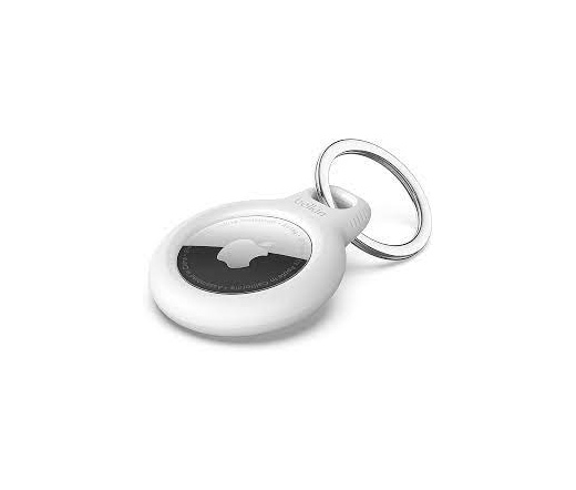Belkin Apple AirTag tok kulcskarikával - Fehér