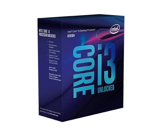 Intel Core i3-8350K Dobozos