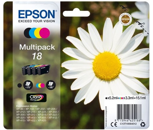 Epson 18 Claria Home Multipack 4-színes tinta