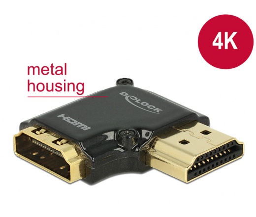 Delock HDMI with Ethernet – HDMI-A female > HDMI-A
