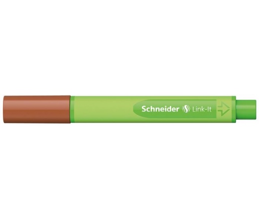 Schneider "Link-it" tűfilc, 0,4 mm, mahagóni