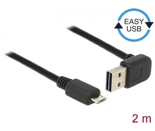 Delock Easy-USB -> USB 2.0 micro-B kábel 2m