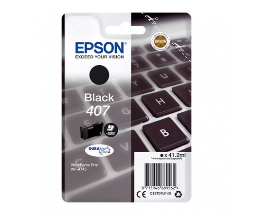 Epson 407 Fekete tintapatron