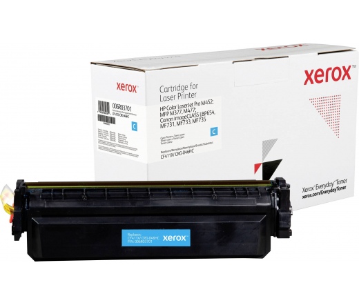 Xerox 006R03701 utángyártott HP 410X cián toner