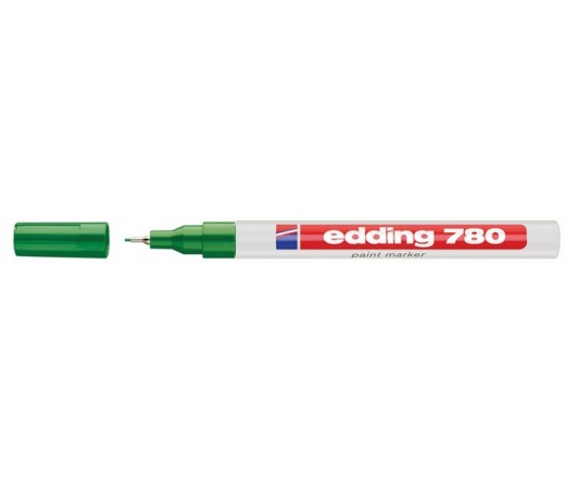 Edding Lakkmarker, 0,8 mm, "780", zöld