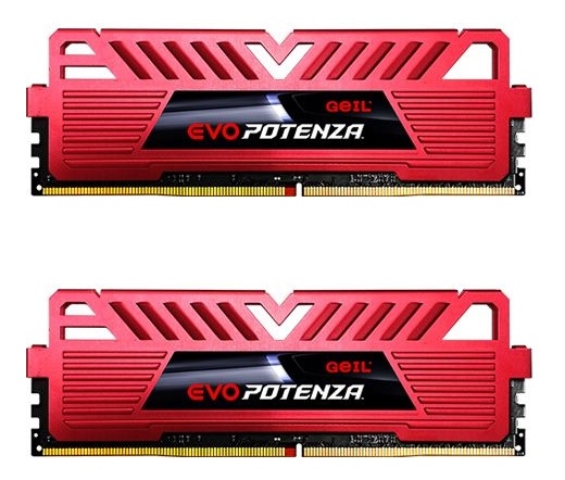 Geil Evo Potenza DDR4 2666MHz 32GB Kit2 CL19 piros