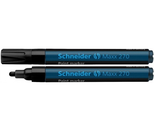 Schneider Lakkmarker, 1-3 mm, "Maxx 270", fekete
