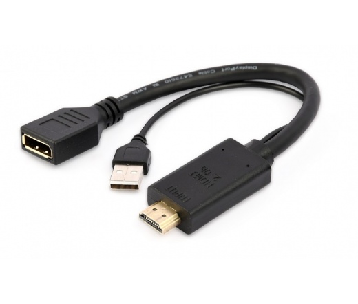 Gambird aktív 4K HDMI - DisplayPort adapter